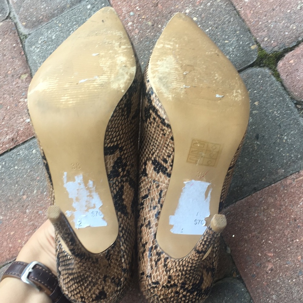 🎉 HOST PICK 🎉 Topshop heels snakeskin 38 - Picture 7 of 8